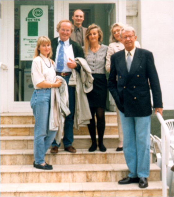 Prof. Holger Busse, Imola Ratkay-Traub, Dr. Lunecke, Budapest